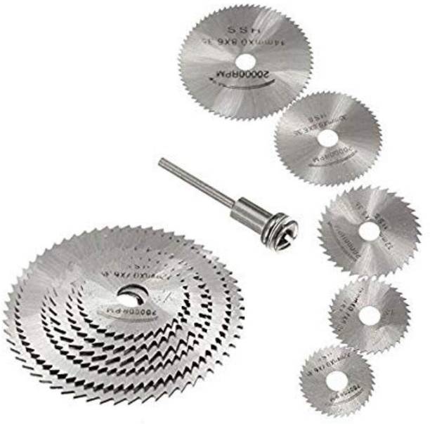 DIY Crafts Design No # 1, Pack 6 Pcs Set, 5X HSS Circular Wood Cutting Saw Blade Discs + 1X Design No # 1, Pack 6 Pcs Set, 5X HSS Circular Wood Cutting Saw Blade Discs + 1X Rotary Tool