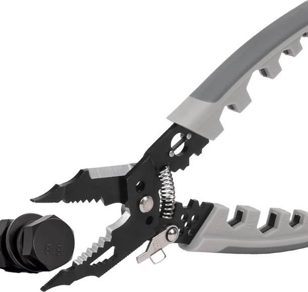 WUDEE Multi-Purpose Wire Stripper, High Performance Cable Stripper and Crimping Tool Groove Plier