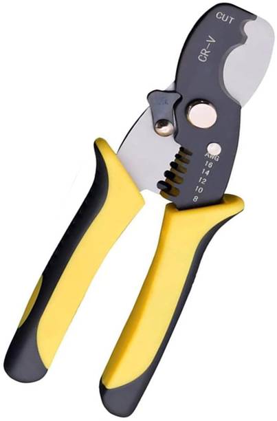 uptodateprouducts 7in Cable Wire Stripper 8-16 AWG, Aluminum Copper, Communication Cables Wire Stripping Tool And Multi-Function Hand Tools Wire Cutter