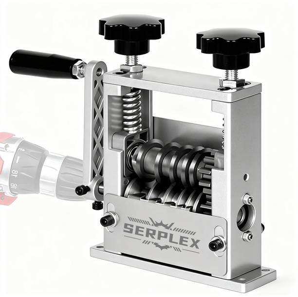 SERPLEX Multi Cable Stripping Tool 6 in 1 Manual Wire Stripper Multi Cable Stripping Tool with Hand Crank 6 in 1 Manual Wire Stripping Device Wire Cutter