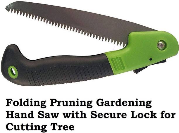 REIOENT PREMIUM Folding Pruning Gardening Hand Saw with Secure Lock for Cutting wood cutting,handsaw for wood cutting Wood Cutter