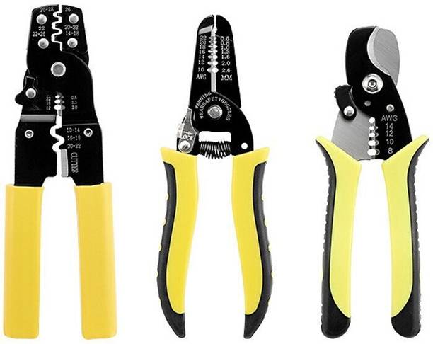 mkyuptodate Electrical Cable Cutting Peeling Pliers Hand Tool Wire Stripper Wire Cutter