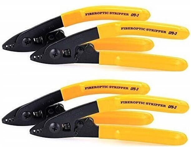 ऑप्ट्रोटेक Fiber Optical Stripper Plier High Precision Fiber Wire Cutter Stripper-Pack Of 4 Wire Cutter Wire Stripper & Wire Cutter Tool वायर कटर