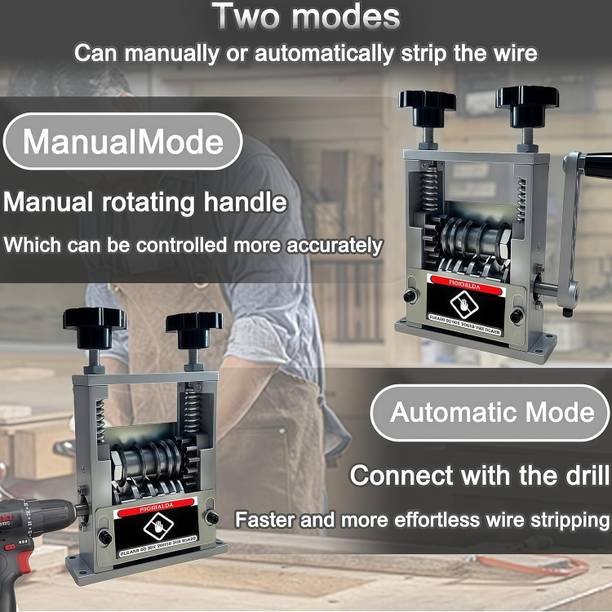 trustcareindia9 new 6 in 1 Wire Stripping Tool Manual Drill for 1 to 17mm Manual Cutter