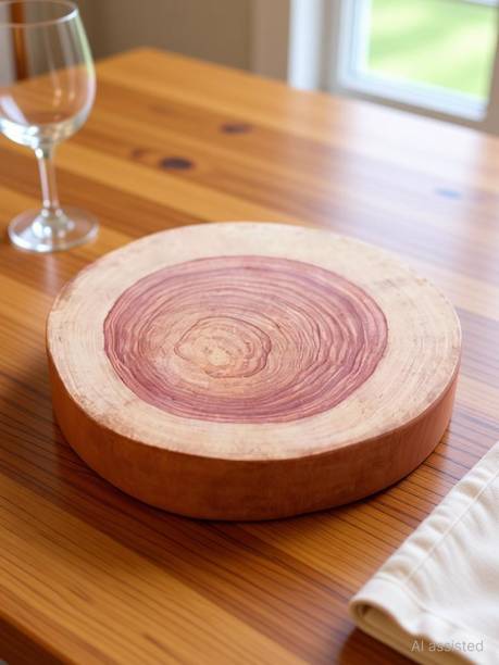 Hutson Hutson Sheesham Wood Mini Butcher Block Cutting Board 8-9 Inch Brown Wooden Cutting Board
