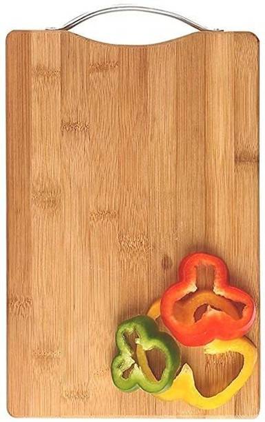 BBD Kitchen Shop Chopping Board for Cutting Vegetables Wooden Slicing & with Steel Hook Wooden Cutting Board