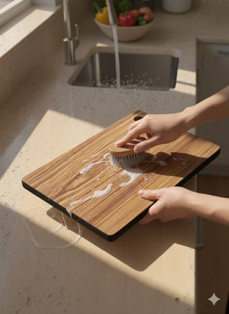 habithom HABIT CB | Wood Chopping Board for Vegetable & Fruits Chopper Cutting Board Wooden Cutting Board