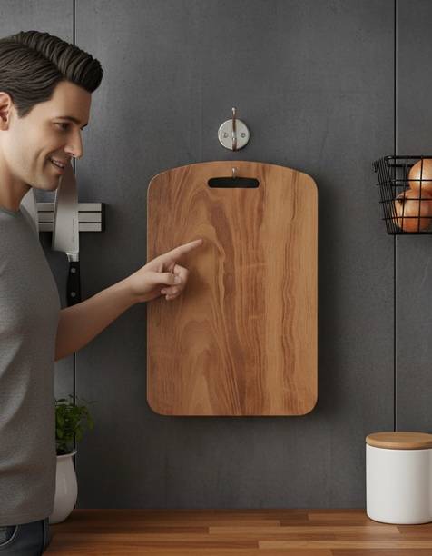 Narniza Natural Bamboo Wood Chopping Cutting Board for Kitchen Vegetables Wooden Cutting Board