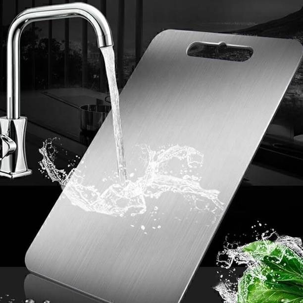 pilltox Chopping Board Regular Handle Vegetable chopping pad Stainless Steel Cutting Board