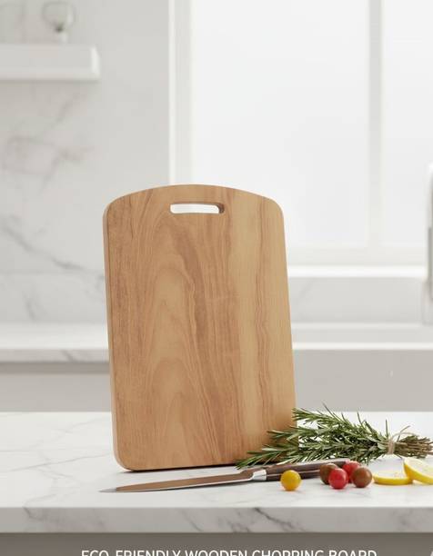 Simran Enterprise Wooden Kitchen Chopping Board for Vegetables, Fruits Cutting Board (Pack of 1) Wooden Cutting Board