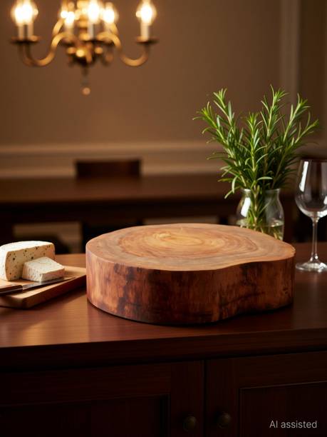 Hutson Indian Rosewood / Sheesham Wood Butcher Block Chopping Cutting Board (10-12 IN) Wooden Cutting Board