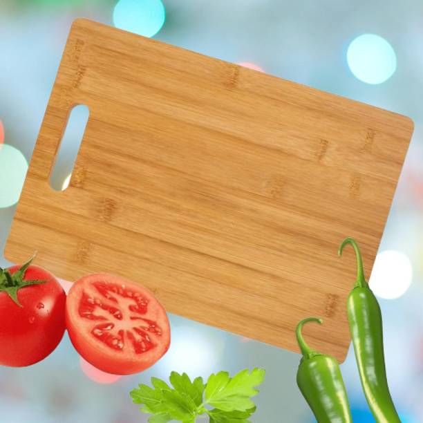 SUMAGO TRADING Chopping Cutting Slicing Board with Holder for Fruits Vegetables Meat Wooden Cutting Board