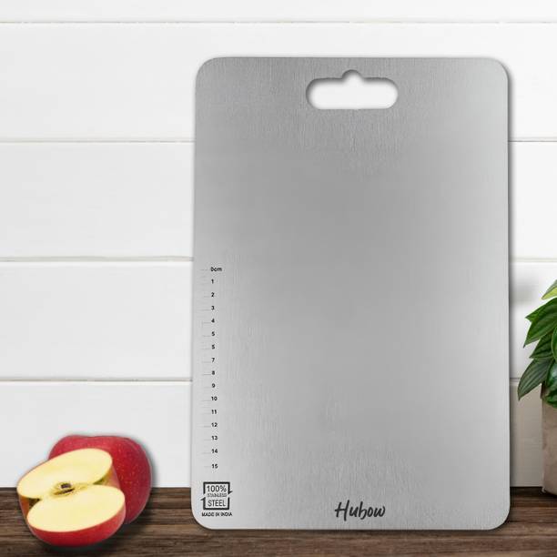Hubow Stainless Steel Chopping Board for Home and Kitchen | Durable Cutting Board Stainless Steel Cutting Board