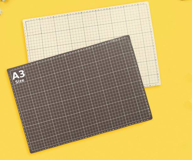 Qatalitic Flexible Cutting Mat, A3 Size (18 X 12 inch), Self-Healing, 5 Layered (Brown) Cutting Mat