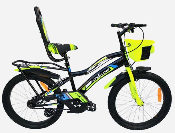 FOXGLOVE BENJO 20 INCH FLOURESCENT GREEN TYRE TUBE FOR AGE 5 TO 10 YEARS 90% ASSEMBLED 20 T (inch) Road Cycle