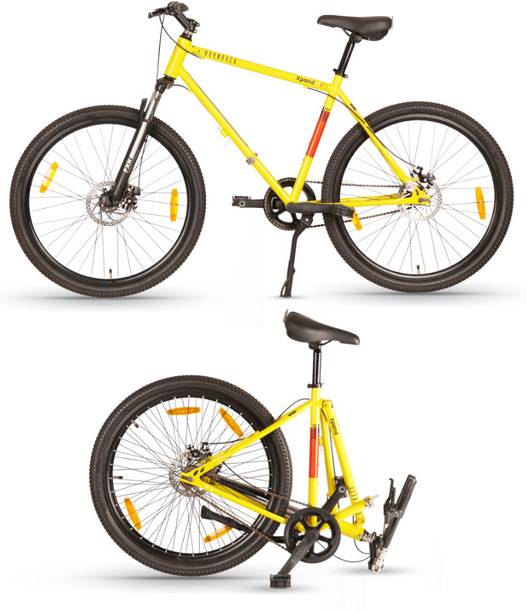 HORNABCK Xpand Full Size Fully Assembled Foldable, Premium Front Suspension 27.5 T (inch) Mountain Cycle