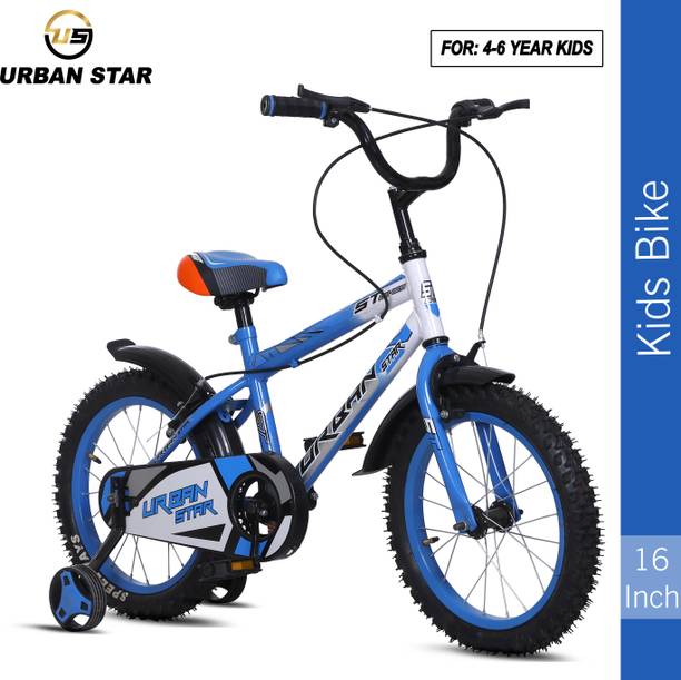 Urban Star 16T BMX | Tube Tyre | 4-7 Years Kids | Premium Quality | Semi Assembled | 16 T (inch) BMX Cycle