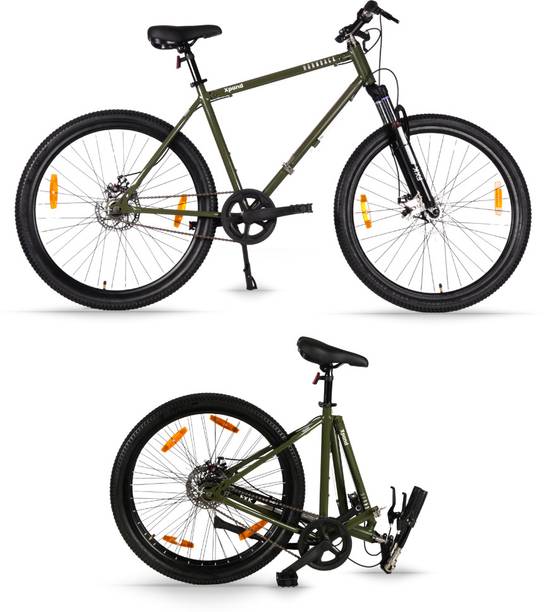 HORNBACK Xpand Full Size Fully Assembled Foldable, Premium Front Suspension 27.5 T (inch) Mountain Cycle