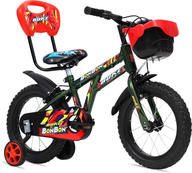AVON BONBON 14T Kids Cycle with training wheels and V Brake for 2 to 4 Years age 14 T (inch) Road Cycle