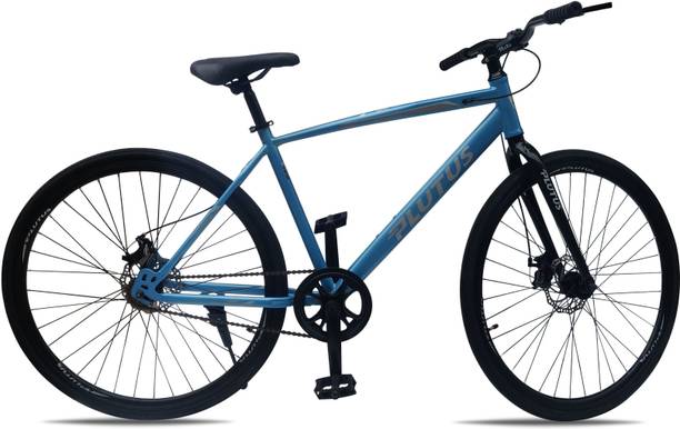 PLUTUS 700-C Road Bike, Cycle for Men with Power Brake, Multi Speed 700C T (inch) Hybrid Cycle/City Bike