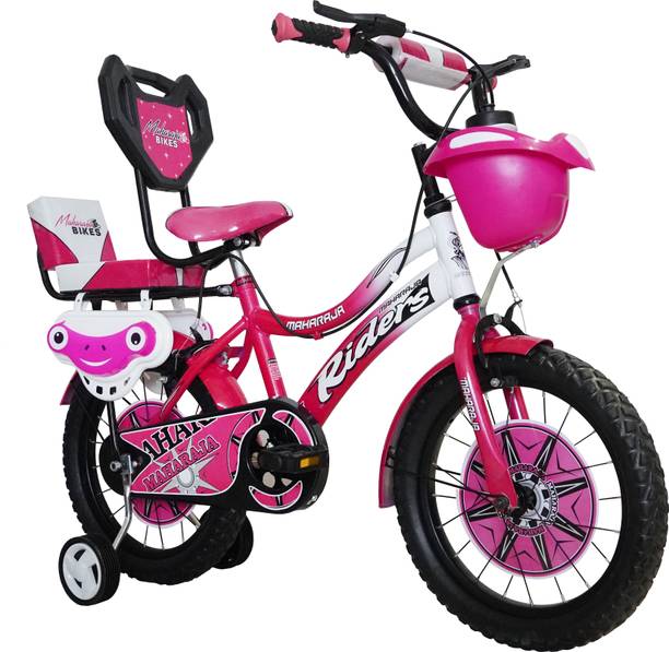MAHARAJABIKES RIDER 16T Double Gaddi Cycle for kids 4 to 6 Years Boys/Girls 16 T (inch) BMX Cycle