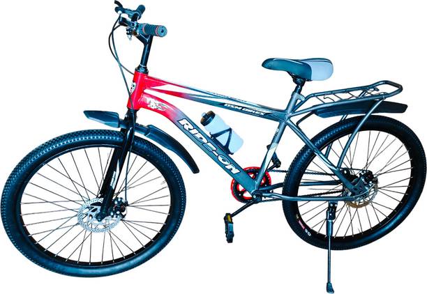 OSMDEALS Rideon 26T MTB Dual Disc Brakes Power Packed Performance 26 T (inch) Hybrid Cycle/City Bike