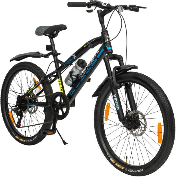 VESCO HYPER-X 24T Kids Bicycle 7 Speed Shimano Gear for Boys & Girls 9 to 13 age 24 T Mountain Cycle