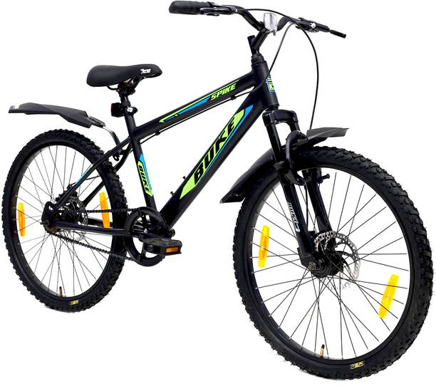 AVON SPIKE 24T MTB Cycle for Boys With Dual Disk Brakes 85% Pre Fitted Stylish Design 24 T (inch) Mountain Cycle