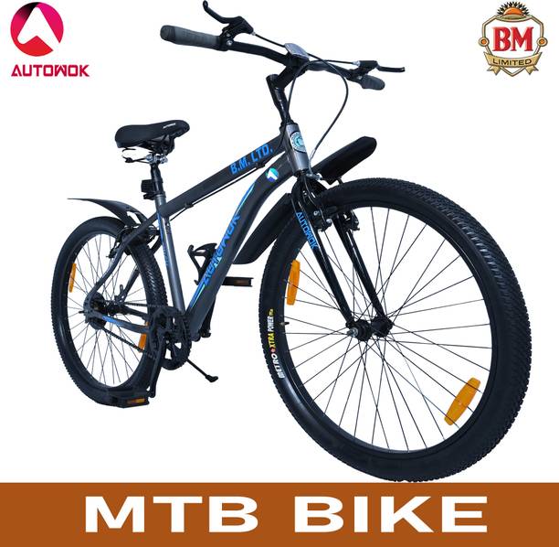 B.M. LIMITED AUTOWOK WICK 85% Installed MTB BIKE SS 18 Inches Frame with Power Brake 26 T (inch) Mountain Cycle