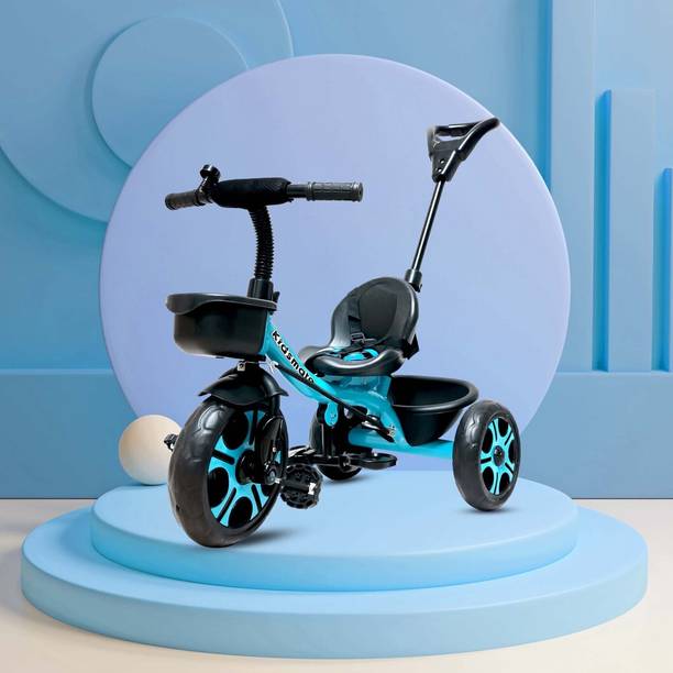 Kidsmate Junior 2.0 Kids Tricycle With Parental Control, Storage Basket, 10 T (inch) Road Cycle
