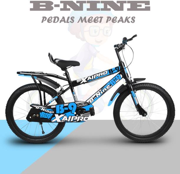 crafto kids 20T B- Nine Matte Black UV Protective Coating, Ideal for 6 to 9 Years Kids cycle 20 T (inch) BMX Cycle