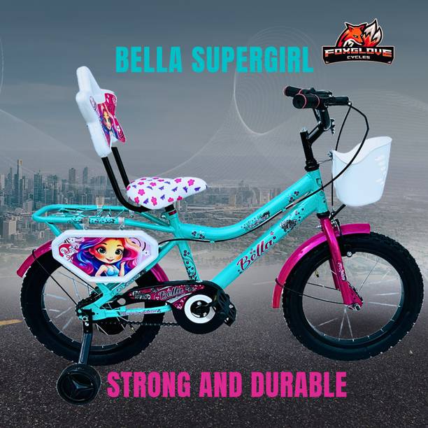 FOXGLOVE BELLA 16 INCH TURQUOISE GREEN & DRESS GUARD TYRE TUBE FOR AGE 5 PLUS 90% FITTED 16 T