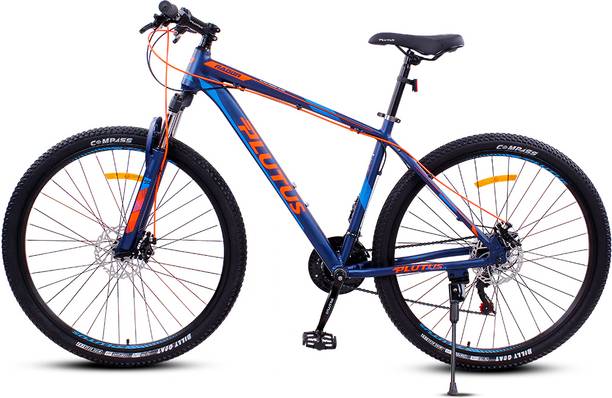 PLUTUS Radon Alloy MTB Cycle Age-12+ with Dual Disc Brake, Multi Speed (Orange) 29 T (inch) Mountain Cycle