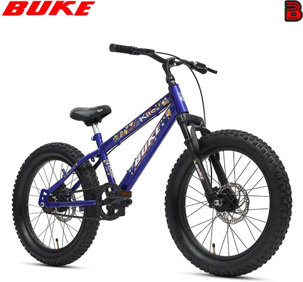 Buke Kite 20T Kids Cycle with Fat Tyre with Dual Disk Brake Stylish Design 85% Fitted 20 T