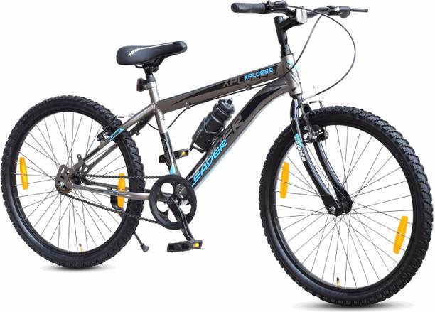 LEADER Xplorer MTB 24T Mountain Bicycle - Single Speed - Ideal for 9-14 years - Age 24 T Mountain Cycle