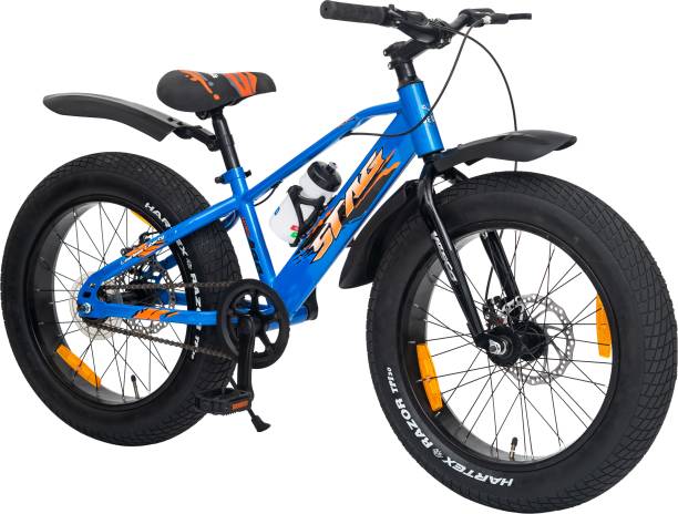 VESCO STAG BLUE 20.400 Fat Bike D/D Brakes for 5 to 8 Years Kids 20 T Fat Tyre Cycle