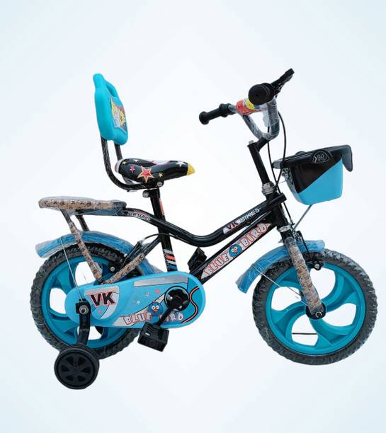 NEXOVA BICYCLE 14 T STICH (SKY-BLUE) (90% ASSEMBLED) FOR 2 TO 4 YEAR KIDS 14 T BMX Cycle