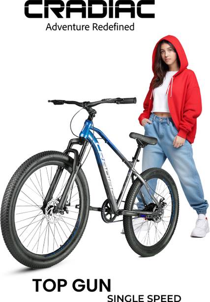 CRADIAC TOP GUN SINGLE SPEED | DUAL DISC | FRONT SUSPENSION | FULLY FITTED 26 T Mountain Cycle