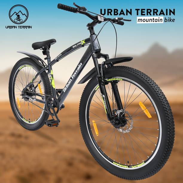 Urban Terrain Bolt Pro Cycles for Men with Steel Frame & Dual Disc Brake MTB Bike 27.5 T