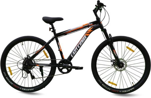 EAST COAST Multispeed (7 Gear) Mountain Bike with Front Suspension & Dual Disc Brake 27.5 T (inch) Mountain Cycle