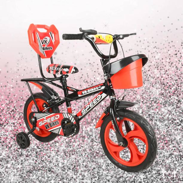 NEXOVA 14T BEST BICYCLE WITH BASKET,BACK SEAT,TRAINING WHEEL 14 T Road Cycle