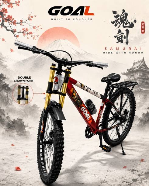 GOAL SAMURAI|| DOUBLE CROWN FORK 26 T (inch) Mountain Cycle