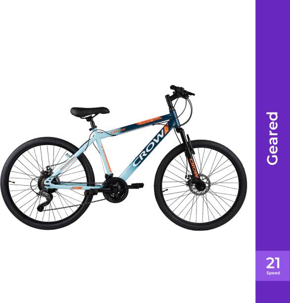 Crow SPENCER 21 | FULLY FITTED | 21 GEARED | FRONT SUSPENSION | DUAL DISC 26 T Mountain Cycle