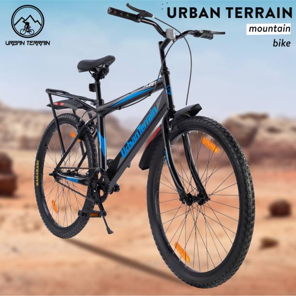 Urban Terrain FLEETIBC26TBLUE Mountain Bike with Cycling Event & Ride Tracking App 26 T Road Cycle