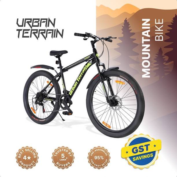 Urban Terrain Galaxy 26T Max Geared High Performance MTB Cycles For Men With Dual Disc Brake 26 T (inch) Road Cycle