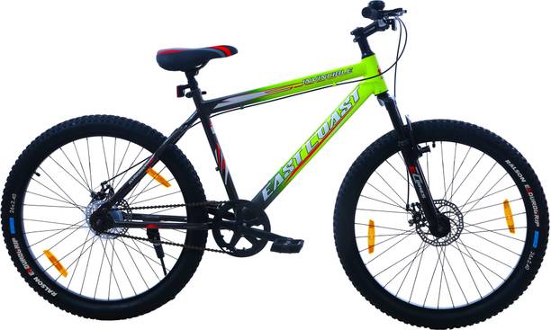 EAST COAST INVINCIBLE PRO SINGLE SPEED CYCLE 26T Mountain Cycle (Green) 26 T (inch) Mountain Cycle