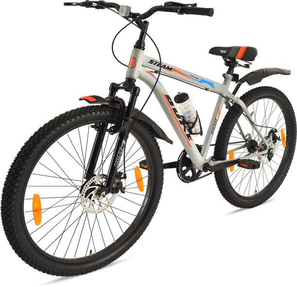 Avon Cycles STEAM 26T MTB Cycle for Men & Boys with Dual Disc Brakes & Double Wall Alloy Rim 26 T (inch) Mountain Cycle