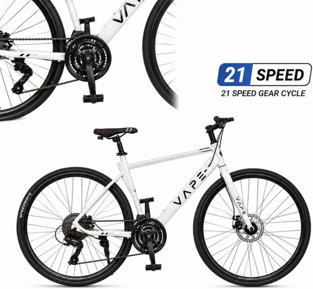 GOAL 700C||WHITE||21 SPEED||IMPORTED FRAME 26 T (inch) Hybrid Cycle/City Bike