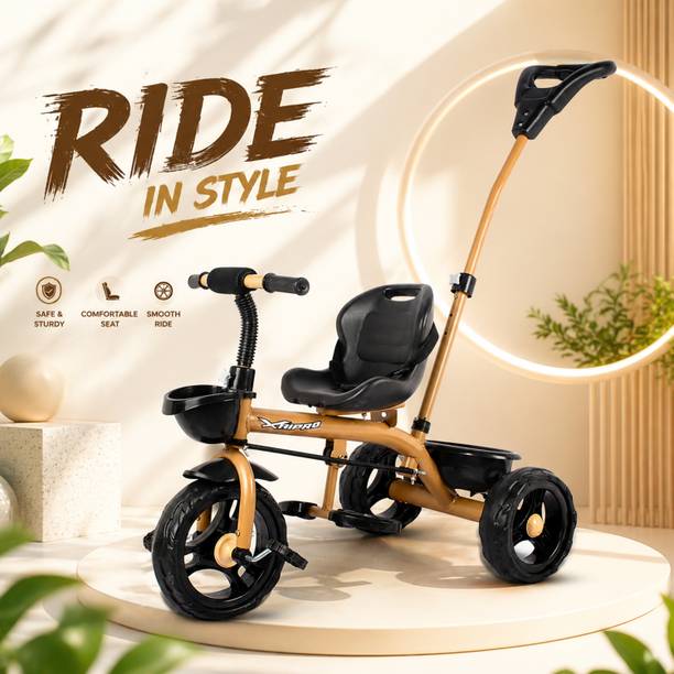 Xaipro PREMIUM HANDLE TRICYCLE FOR 1 TO 3 YEAR KIDS 10 T (inch) Balance Bike