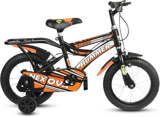 BYKING Premium Quality Spoke Wheel Cycles For Kids, Color - Orange 14 T (inch) Road Cycle